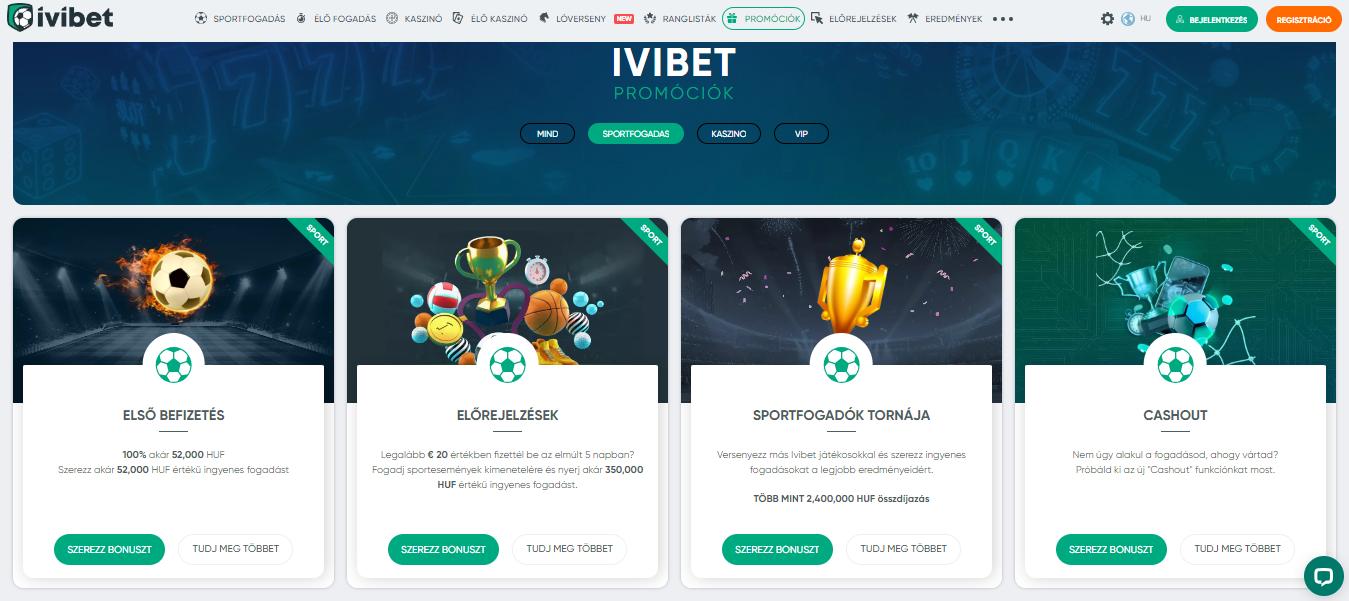 IviBet Sport Betting Promotions HU