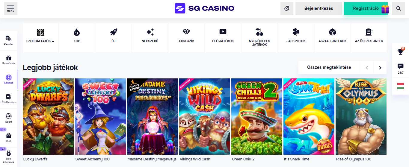 SG Casino Games