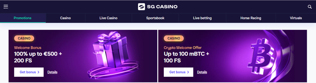 SG Casino free