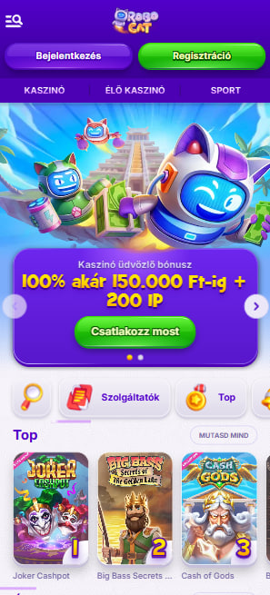 Bónuszok és promóciók mobile