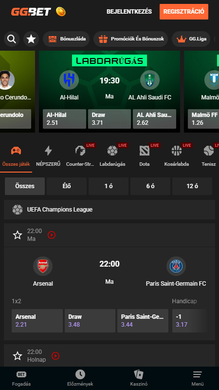 GG.Bet Bookmaker sports betting Hungary