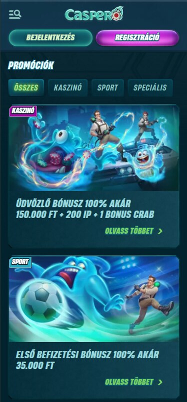 Caspero bonus