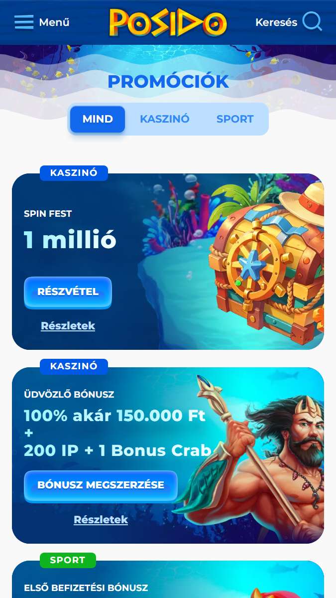 Posido Mobile Bonuses
